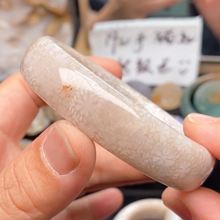 硅化珊瑚（珊瑚玉）未镶嵌手镯54