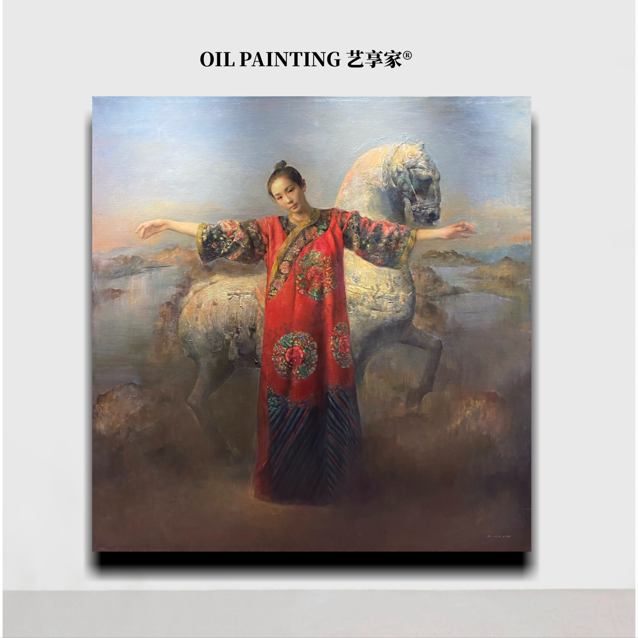 推荐收藏｜邸可新老师油画《更古的记忆》174x180cm