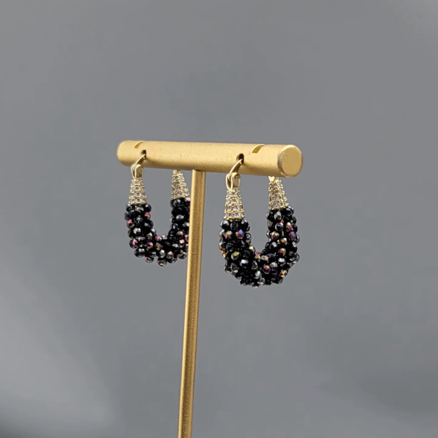 铜合金仿水晶耳饰 【PEI】西子/铜合金耳饰 