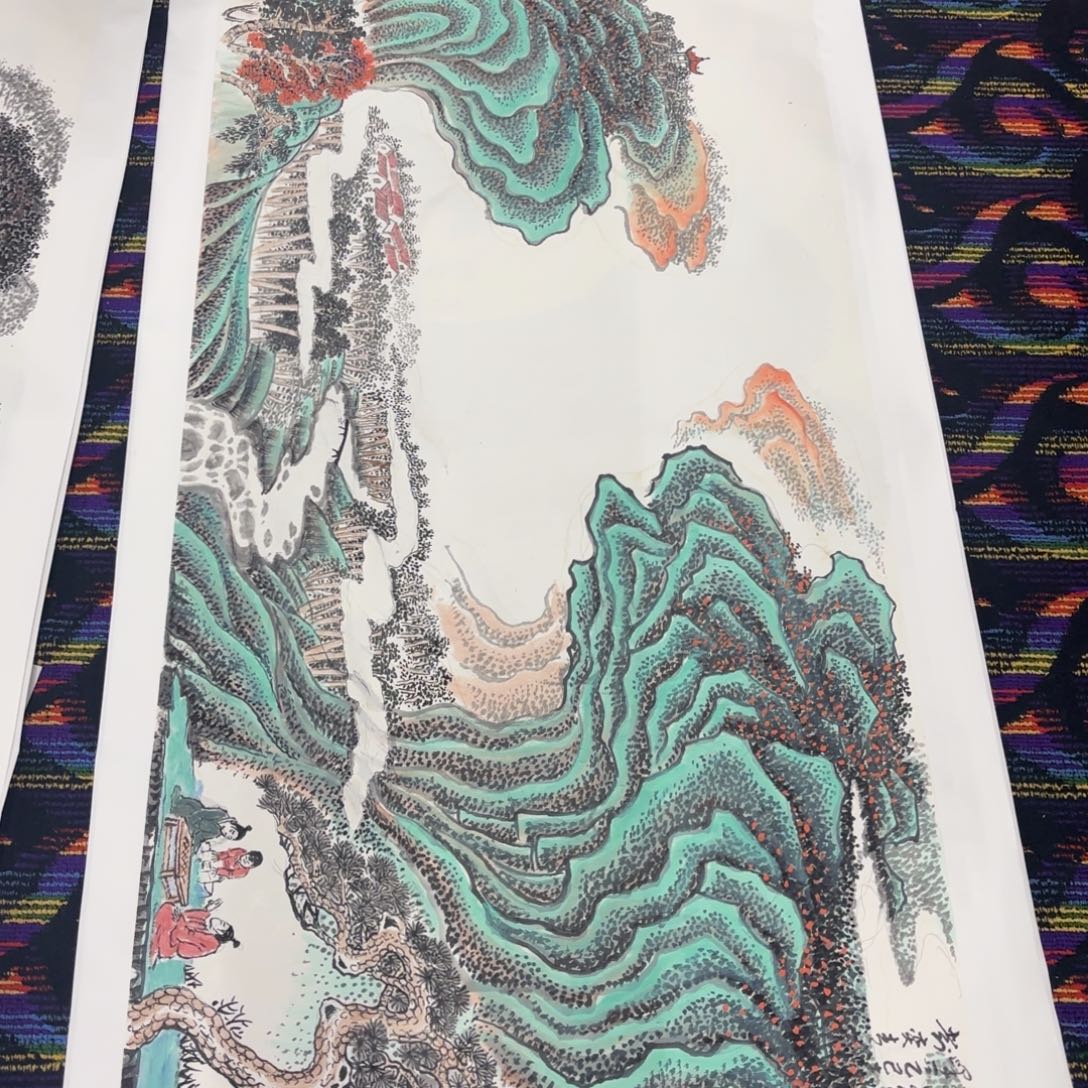国画国画老师作品刘