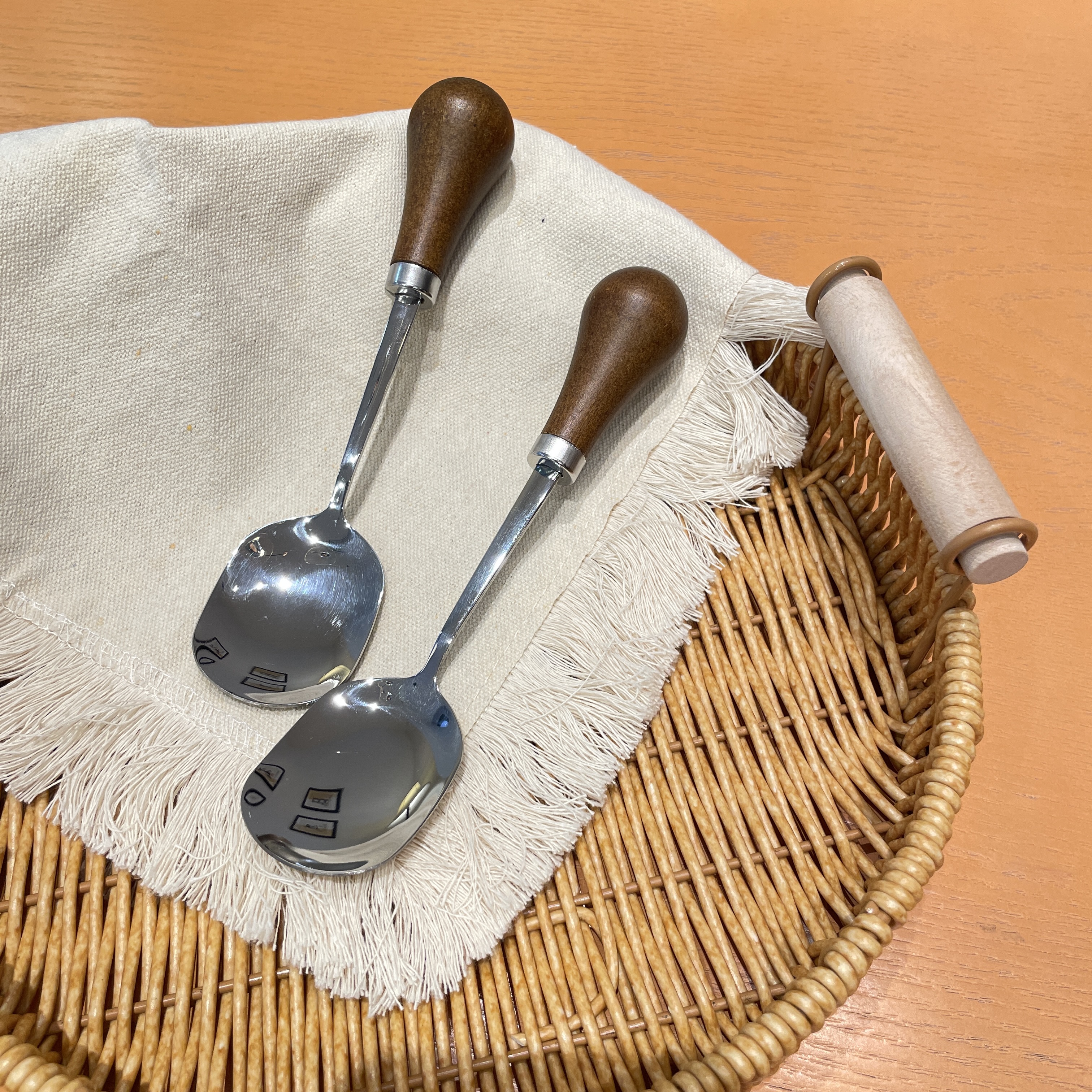 【2支】可立式支持检测304不锈钢创意方勺家用吃饭勺