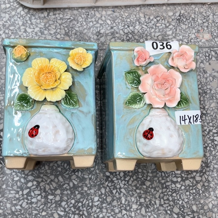 紫砂花盆粗陶材质多肉花盆
