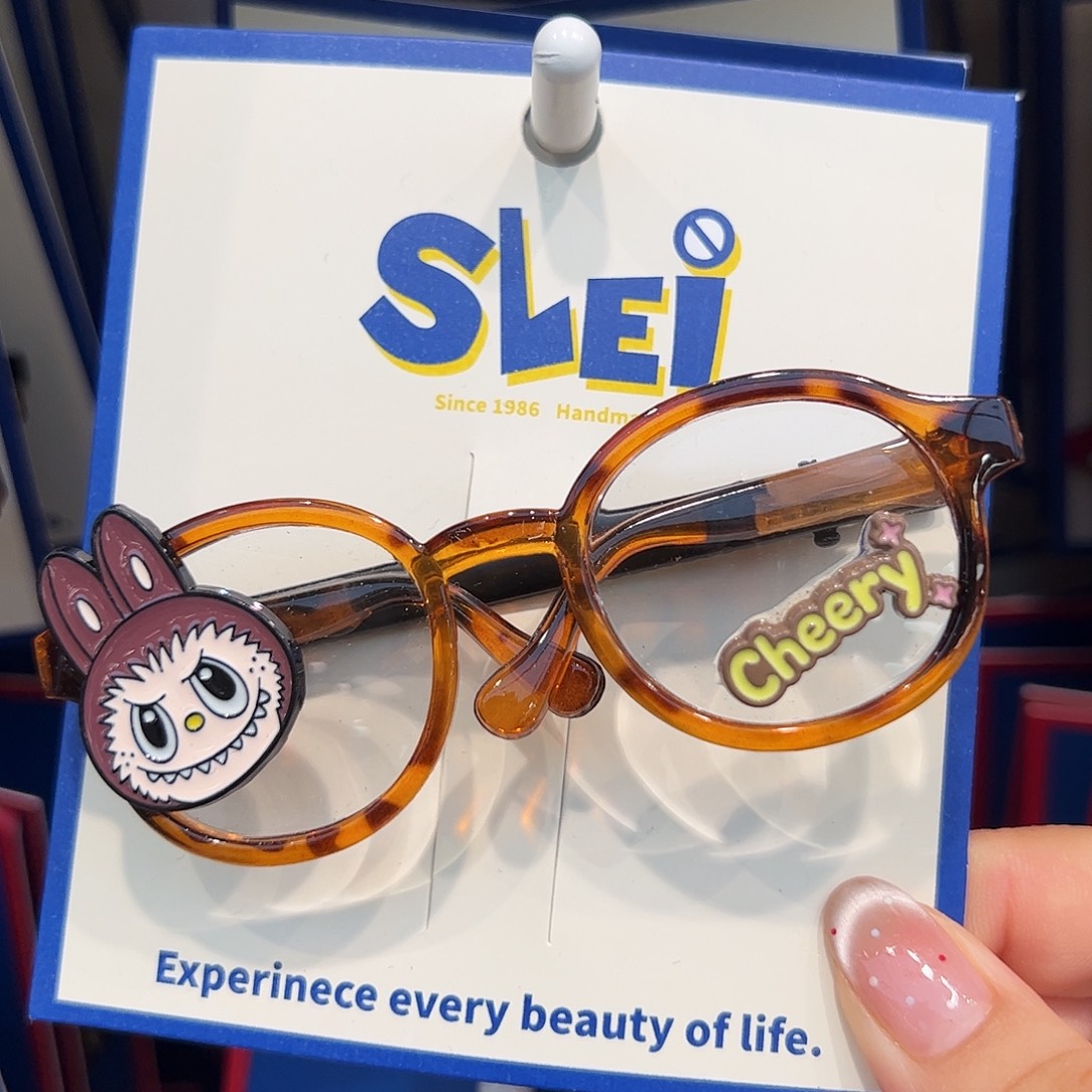 无非金属咖色拉布布鸭夹1个