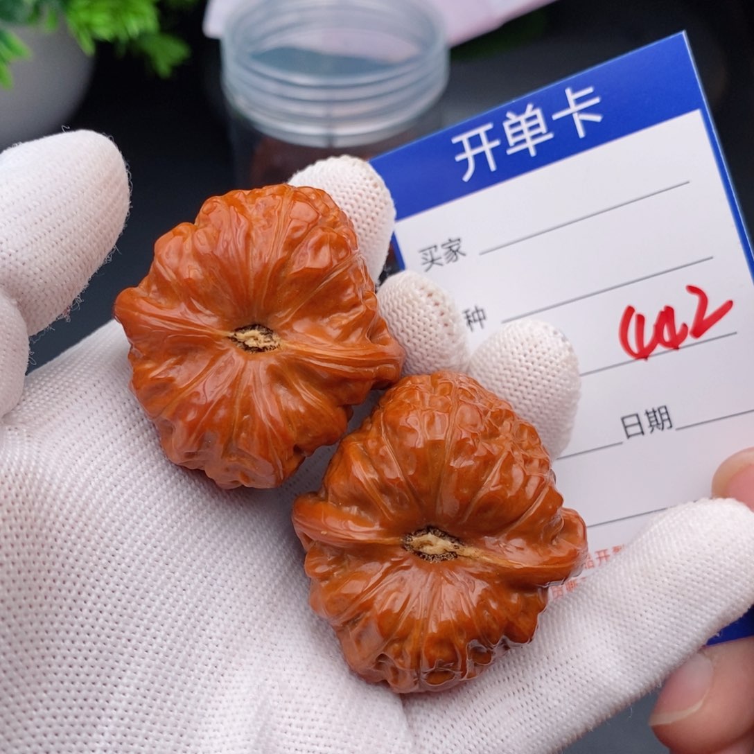 文玩核桃把件40南瓜442