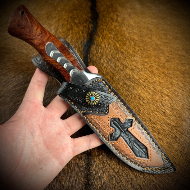 （克罗心）沙铁木DC53镜面水果刀