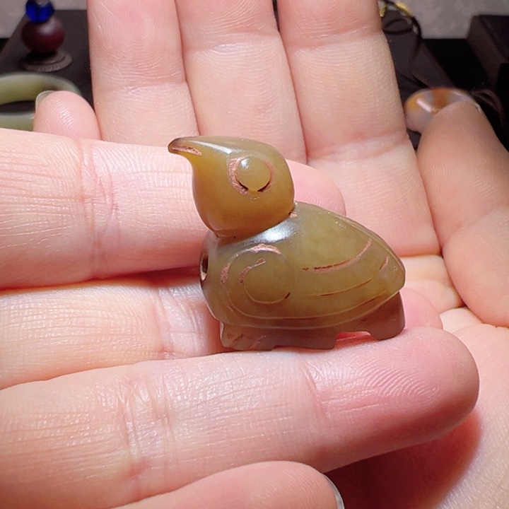 和田玉未镶嵌吊坠(不含链)