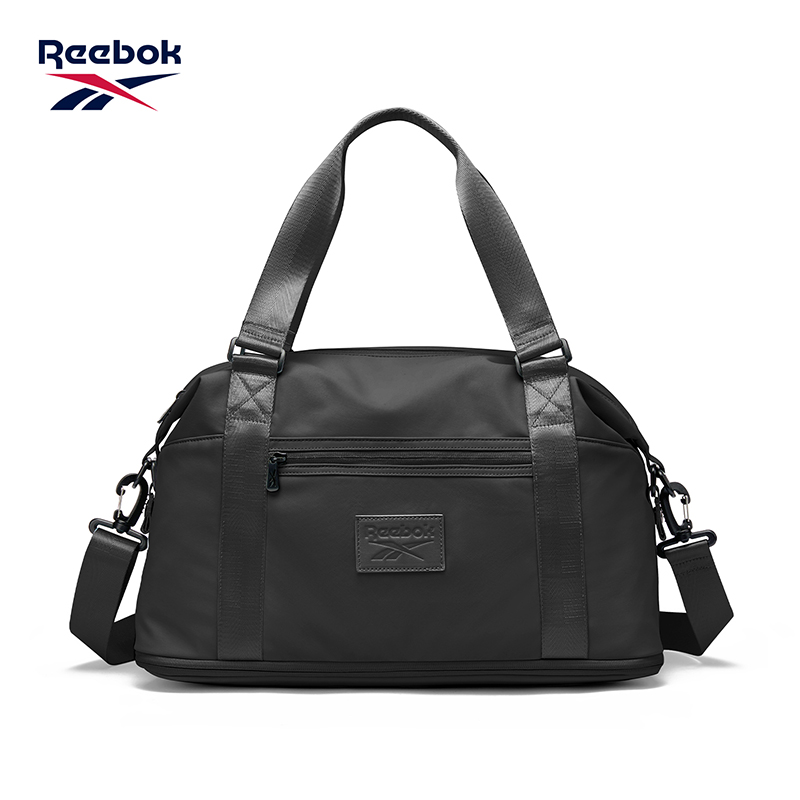 Reebok锐步旅行包女生大容量简约潮流手提包运动健身包出差旅游男