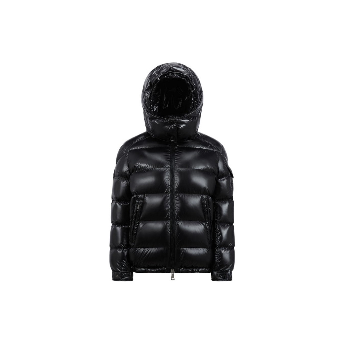 全新未使用 MONCLER Maire 亮面羽绒服 女款 黑色