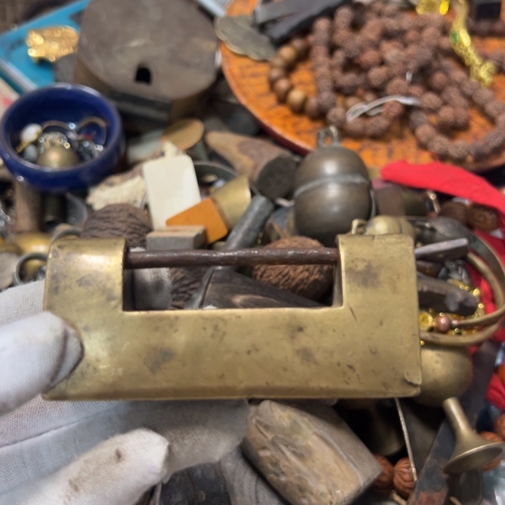 多宝阁铜锁看好拍不退换