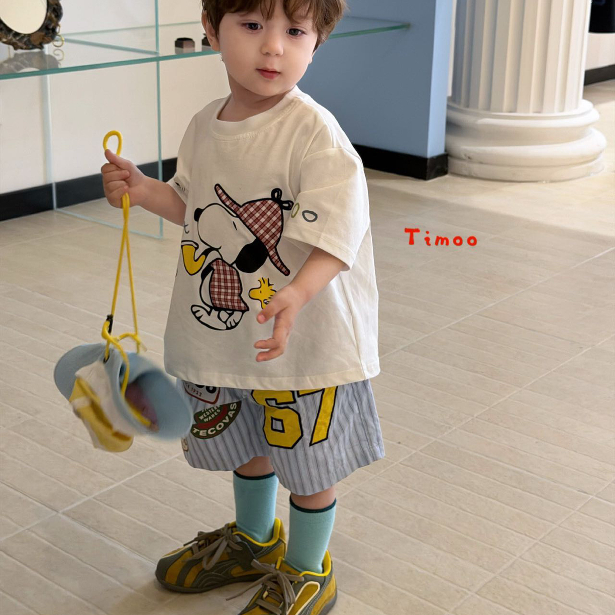 【Timoo】史努比条纹贴布印花套装7023