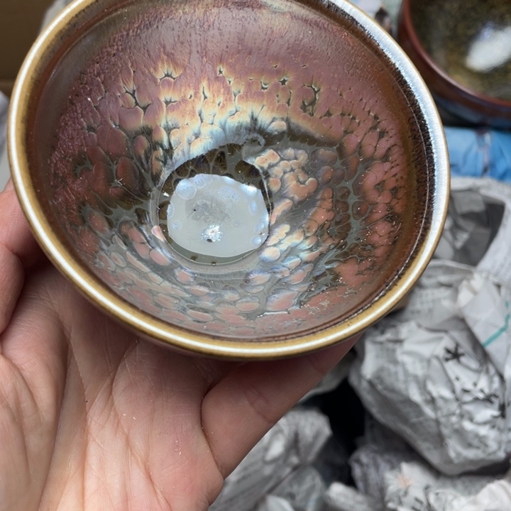 茶盏建窑建盏主人杯 微瑕