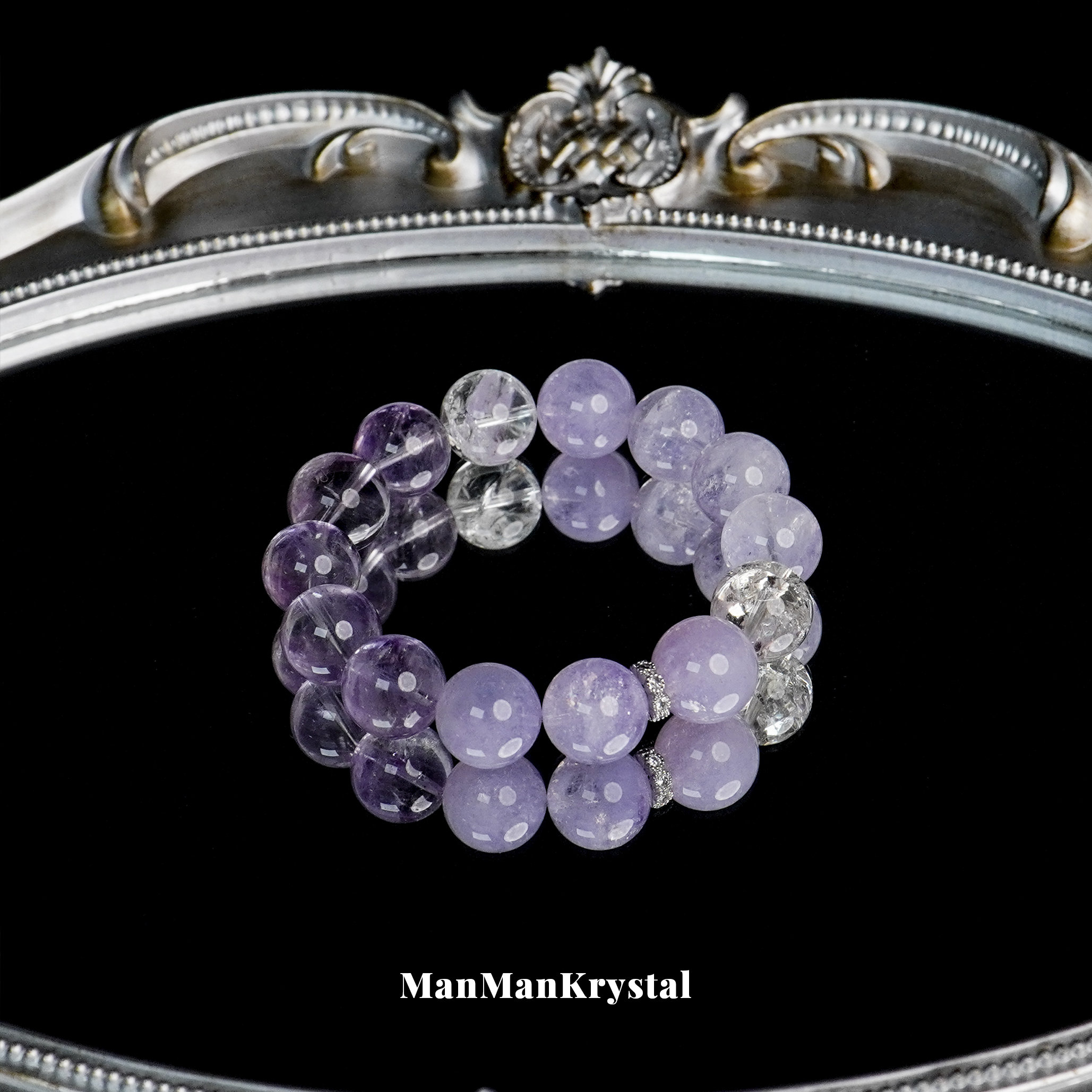 手链 A464【紫色鎏光】满满家玻利维亚紫多宝手链多样性发货发其一