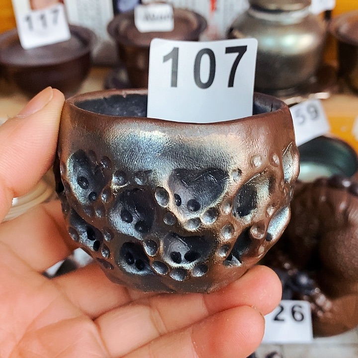 紫砂茶杯柴烧纯手工107