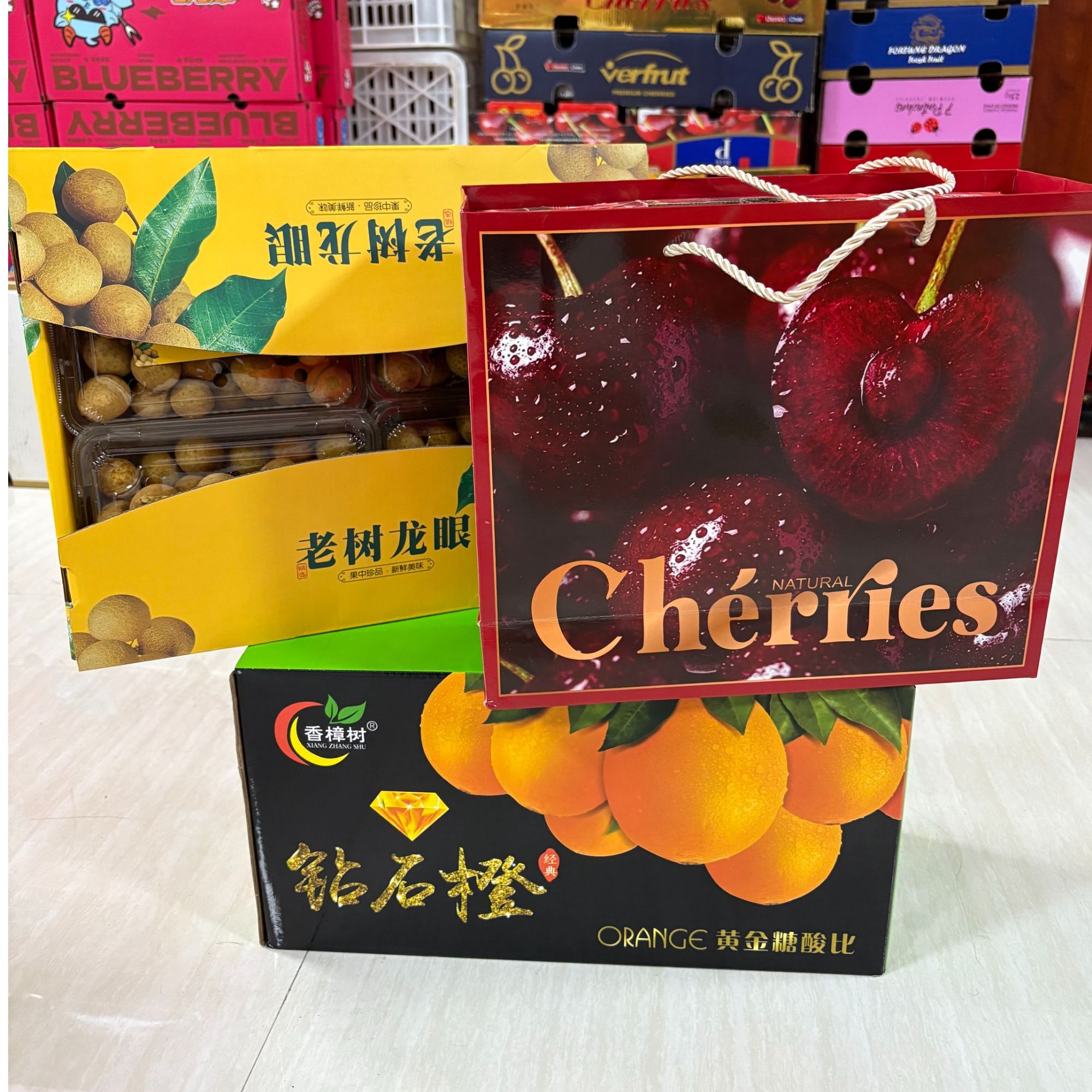 A1水果大礼包组合套餐香梨搭配礼盒10/14斤/28斤