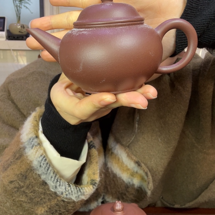 茶壶底槽青周年庆福利价210cc半手水平壶