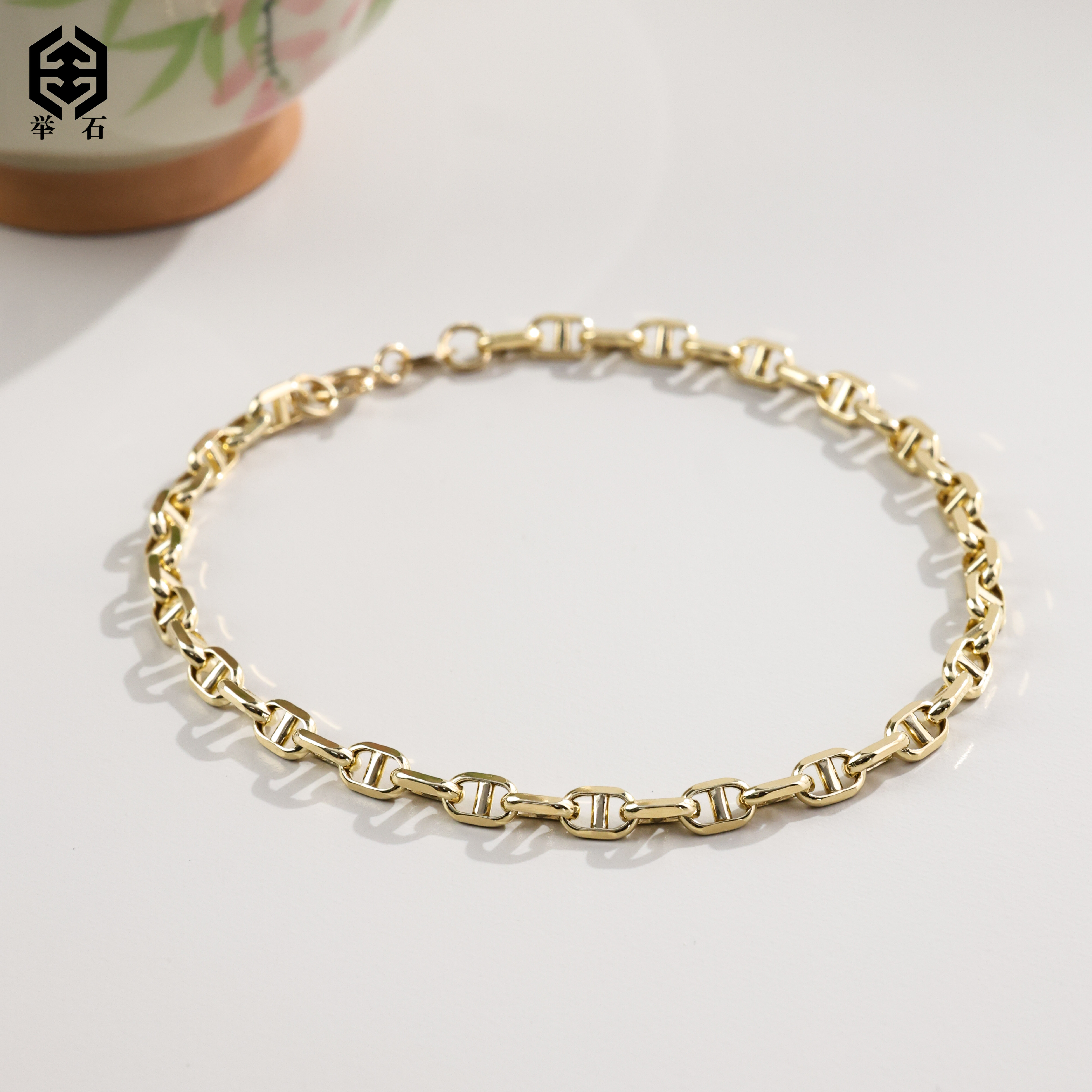 【举石精选】X12-1331-109个性手链18k(一件）X