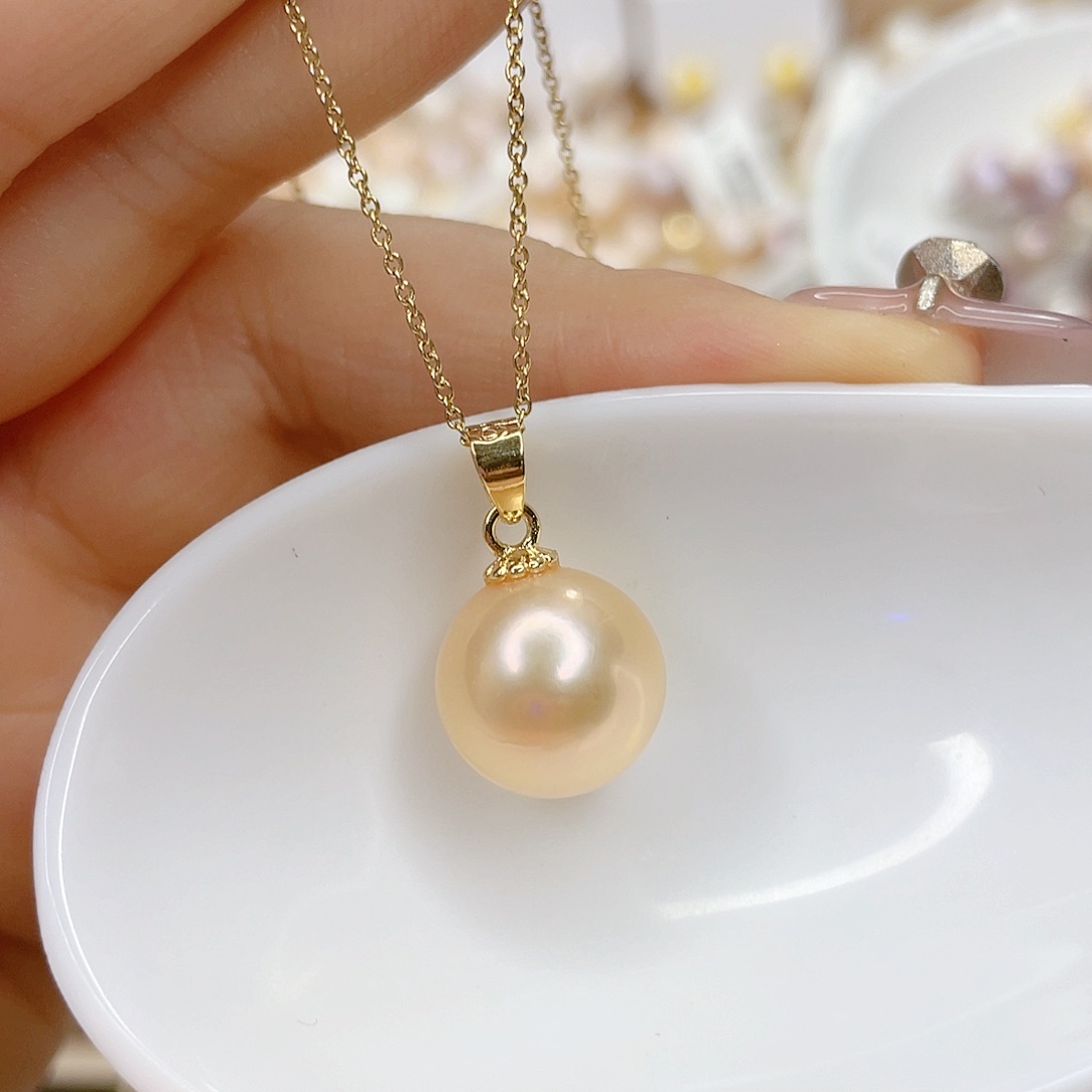 淡水珍珠未镶嵌吊坠(赠链)