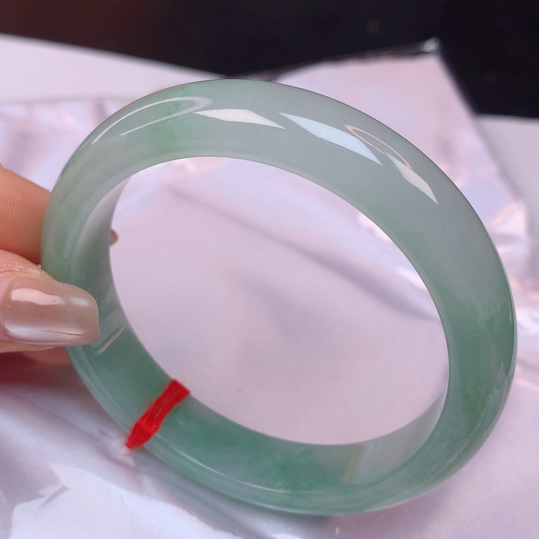 【闪购商品】翡翠手镯未镶嵌妞**现57翡翠手镯