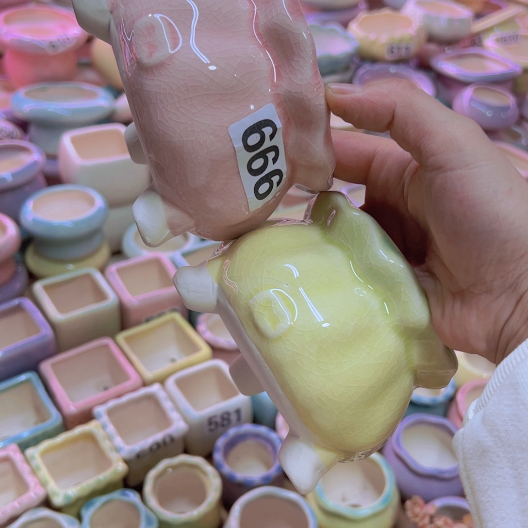 陶瓷花盆当场凑满12包邮