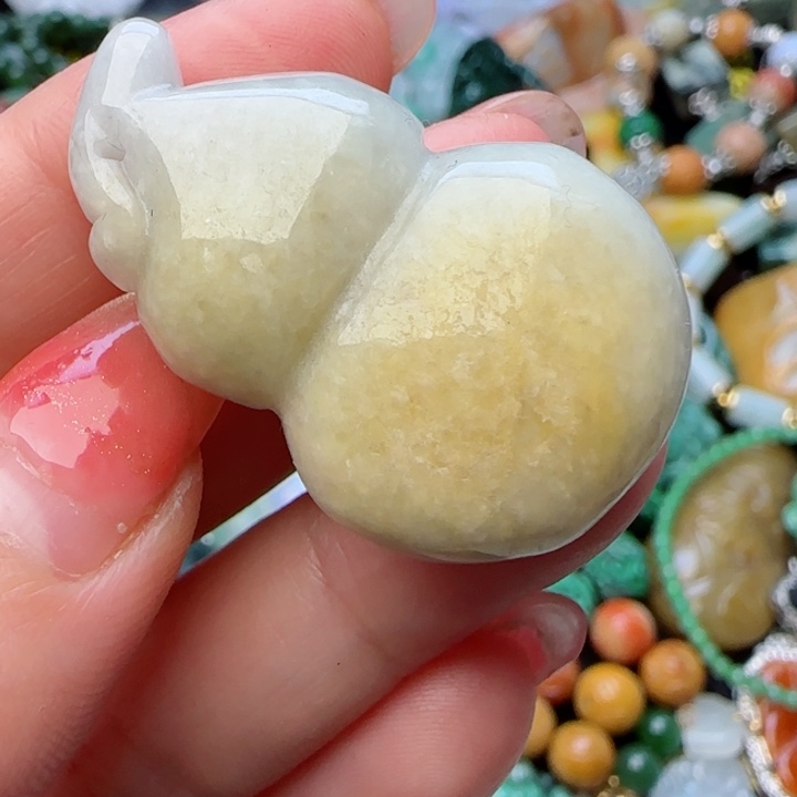 翡翠颈饰未镶嵌天然A货86