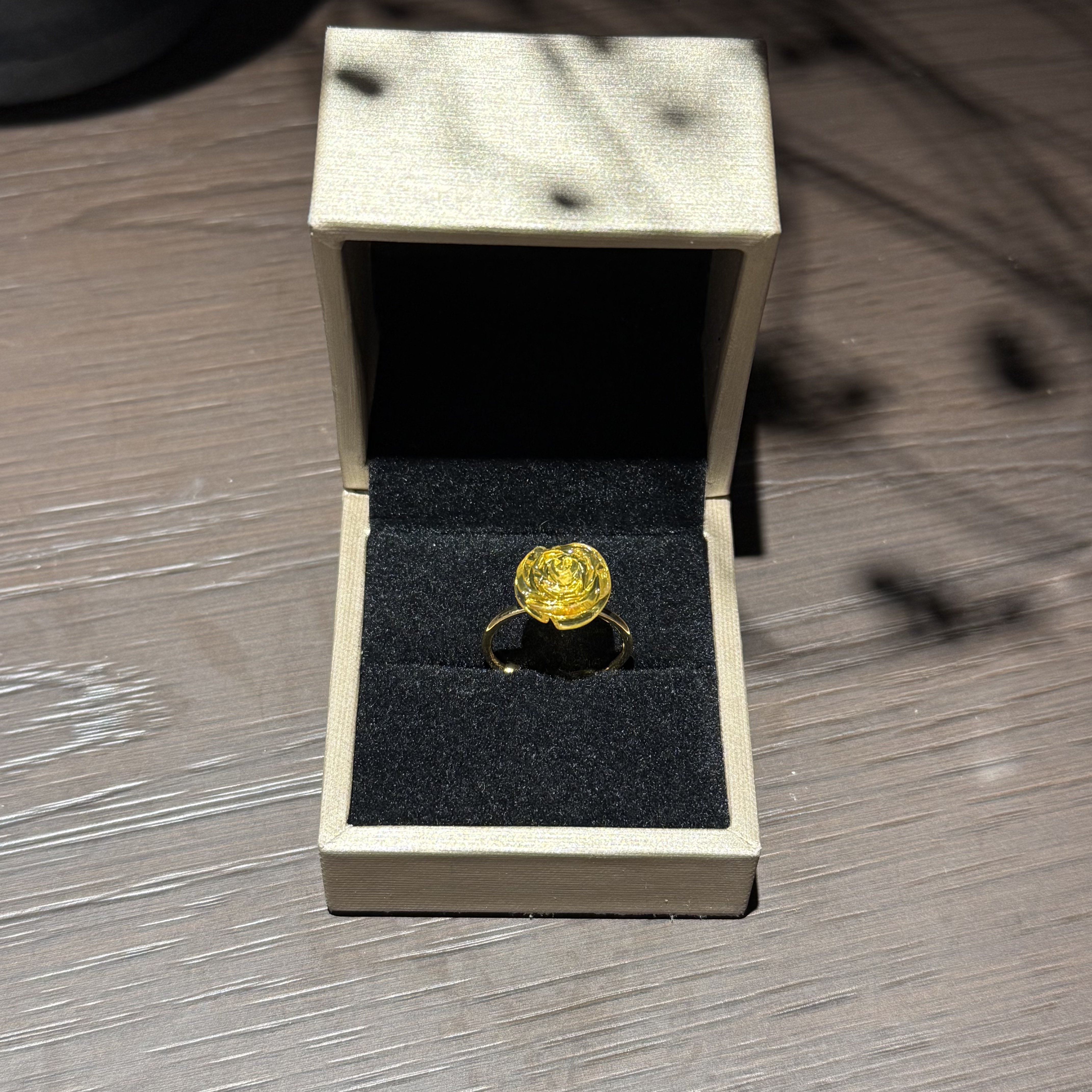 *蜂蜜玫瑰*天然蜜蜡戒指 多样性发其一