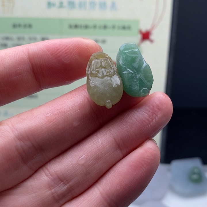 颈饰未镶嵌翡翠缅甸翡翠A货边角