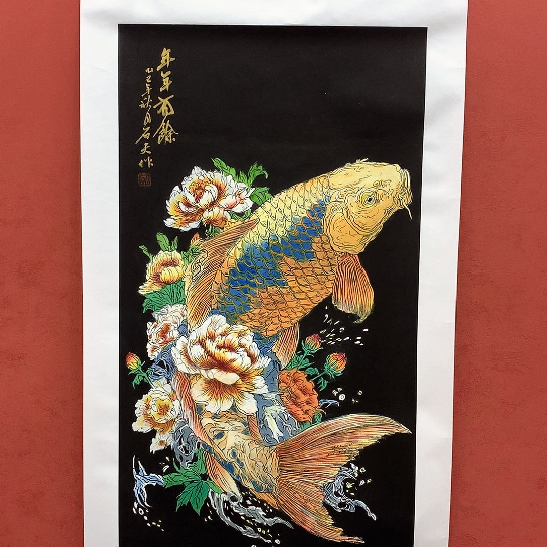 国画国画作品欣赏三尺