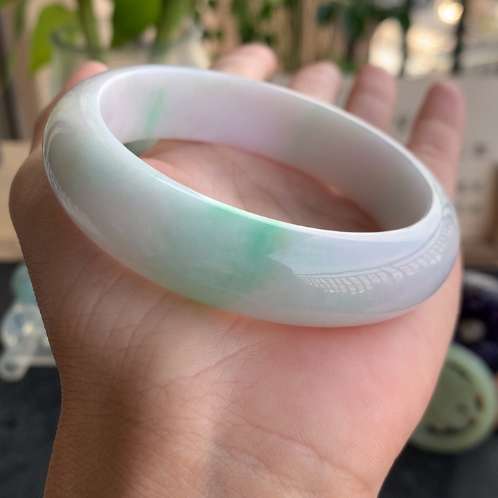 定制翡翠未镶嵌手镯58