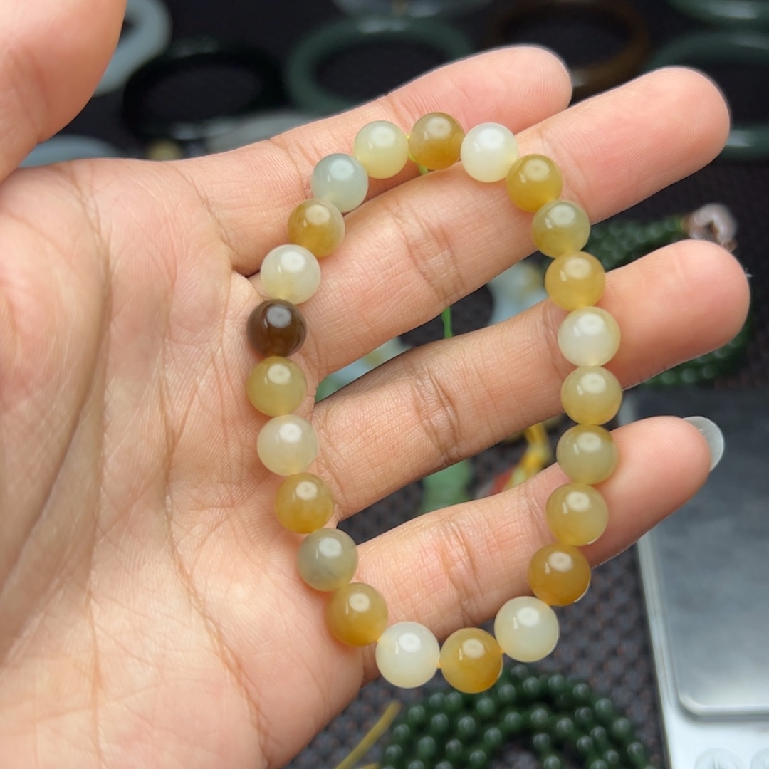 和田玉手链未镶嵌