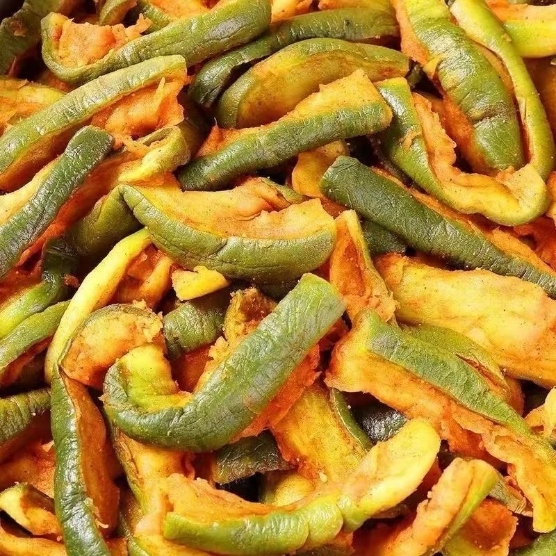 大别山腌制萝卜格子萝卜干