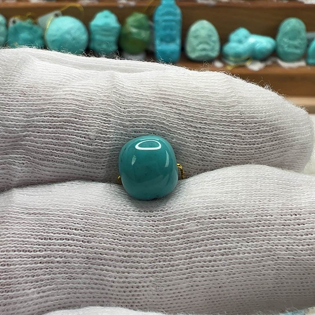 绿松石老型珠 未镶嵌