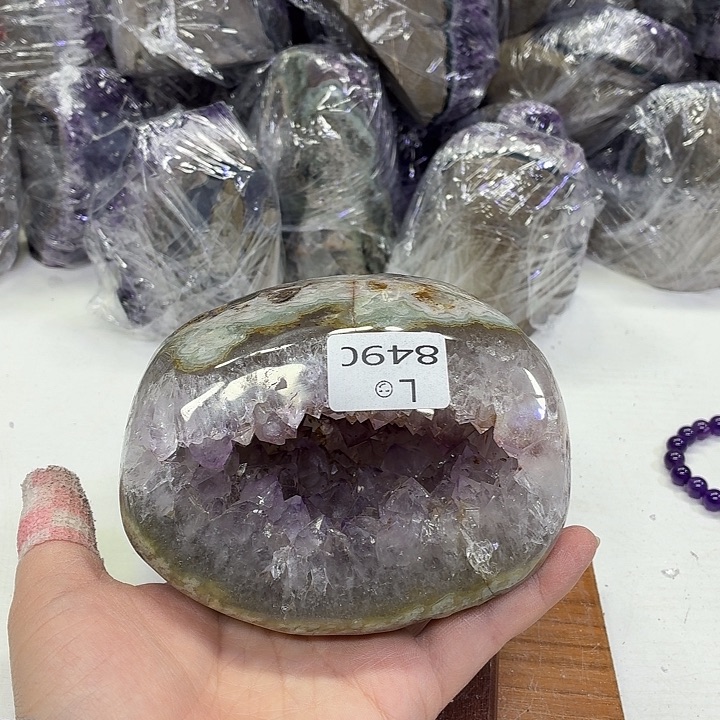 水晶摆件未镶嵌天然紫水晶