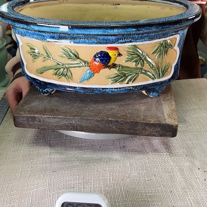 泳坤堂石湾花盆陶瓷