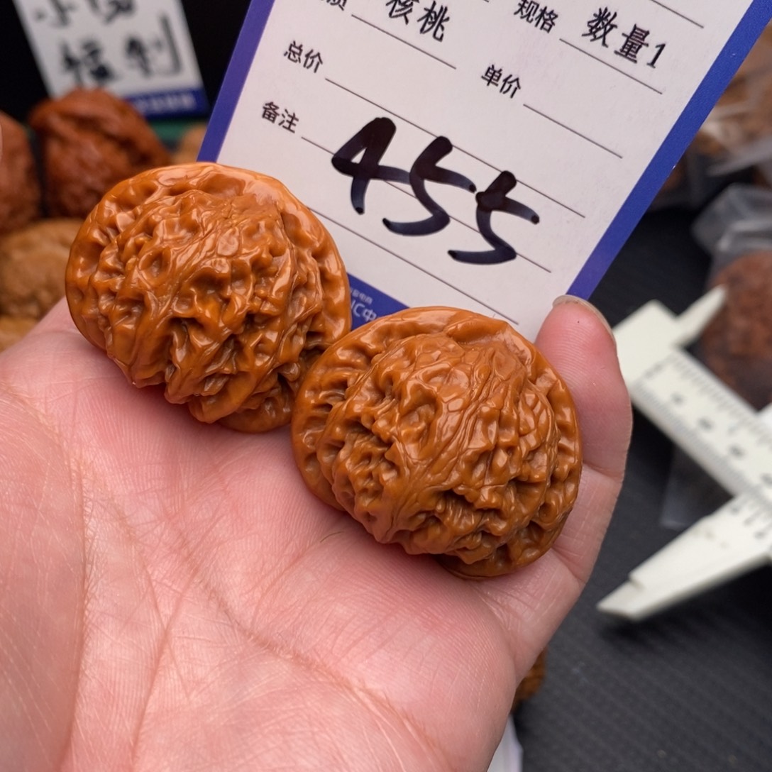 把件桃核宫灯37mom