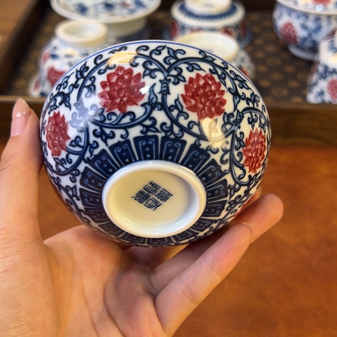 盖碗景德镇茶器百宝箱