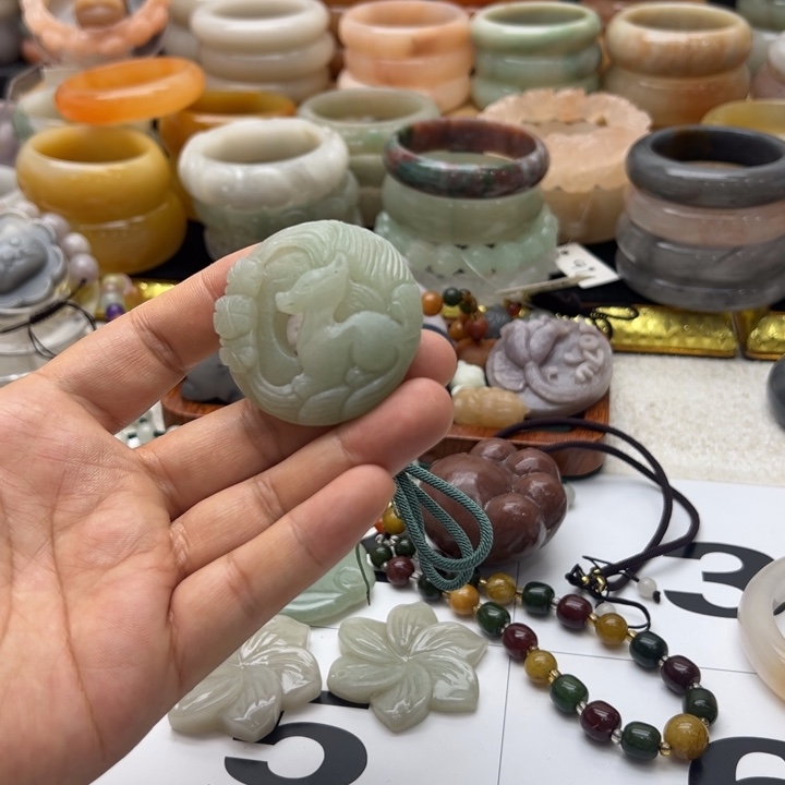 石英岩玉合金手镯