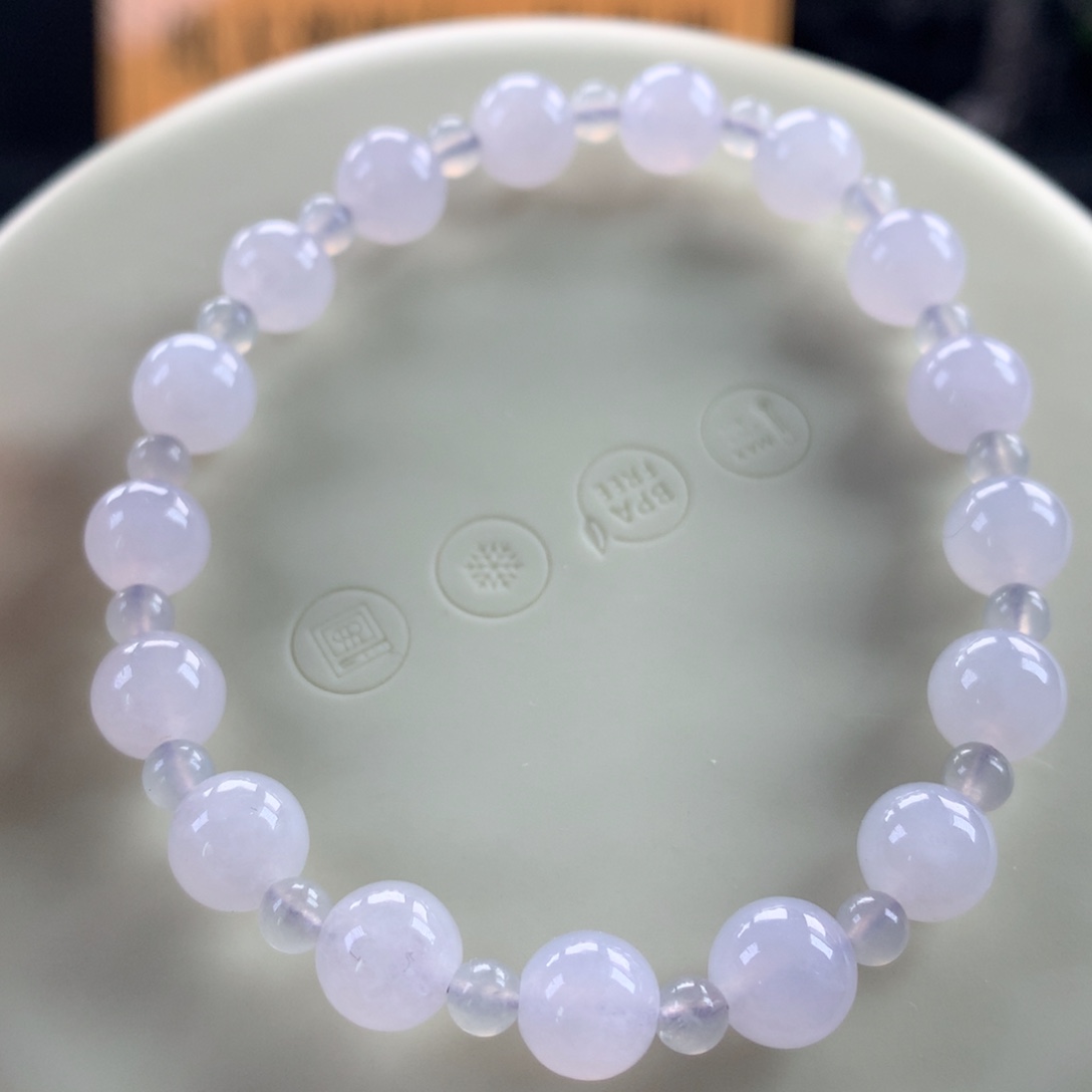 翡翠未镶嵌手链卡3～7