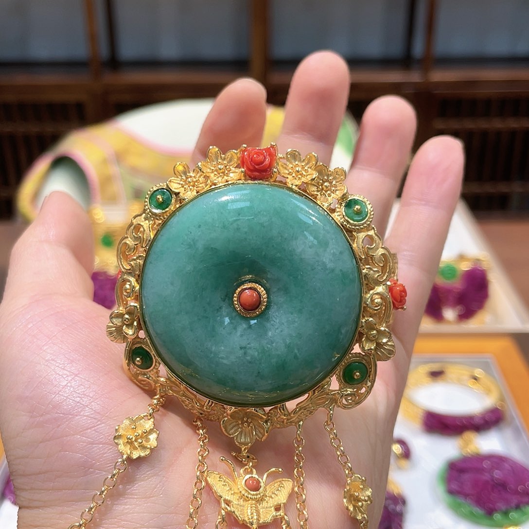 锦纶非金属平安扣手镯