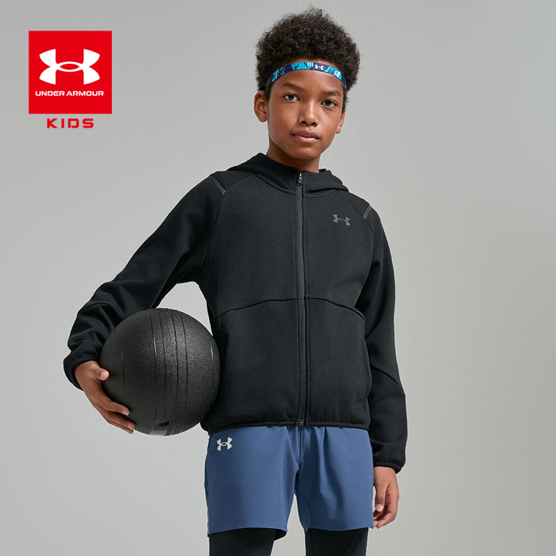 Under Armour/安德玛儿童新款连帽针织外套舒适运动衣251124129
