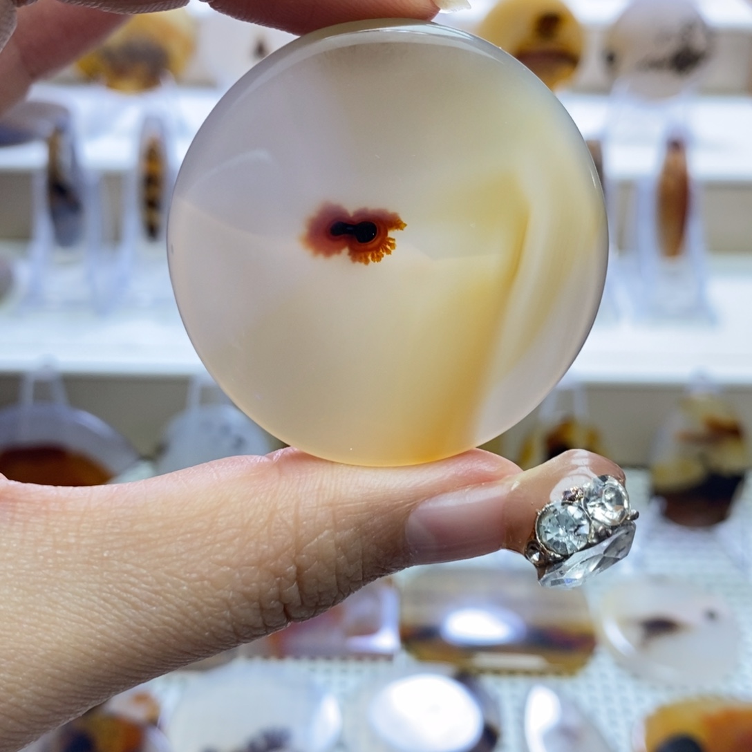 玛瑙/玉髓未镶嵌吊坠(不含链)