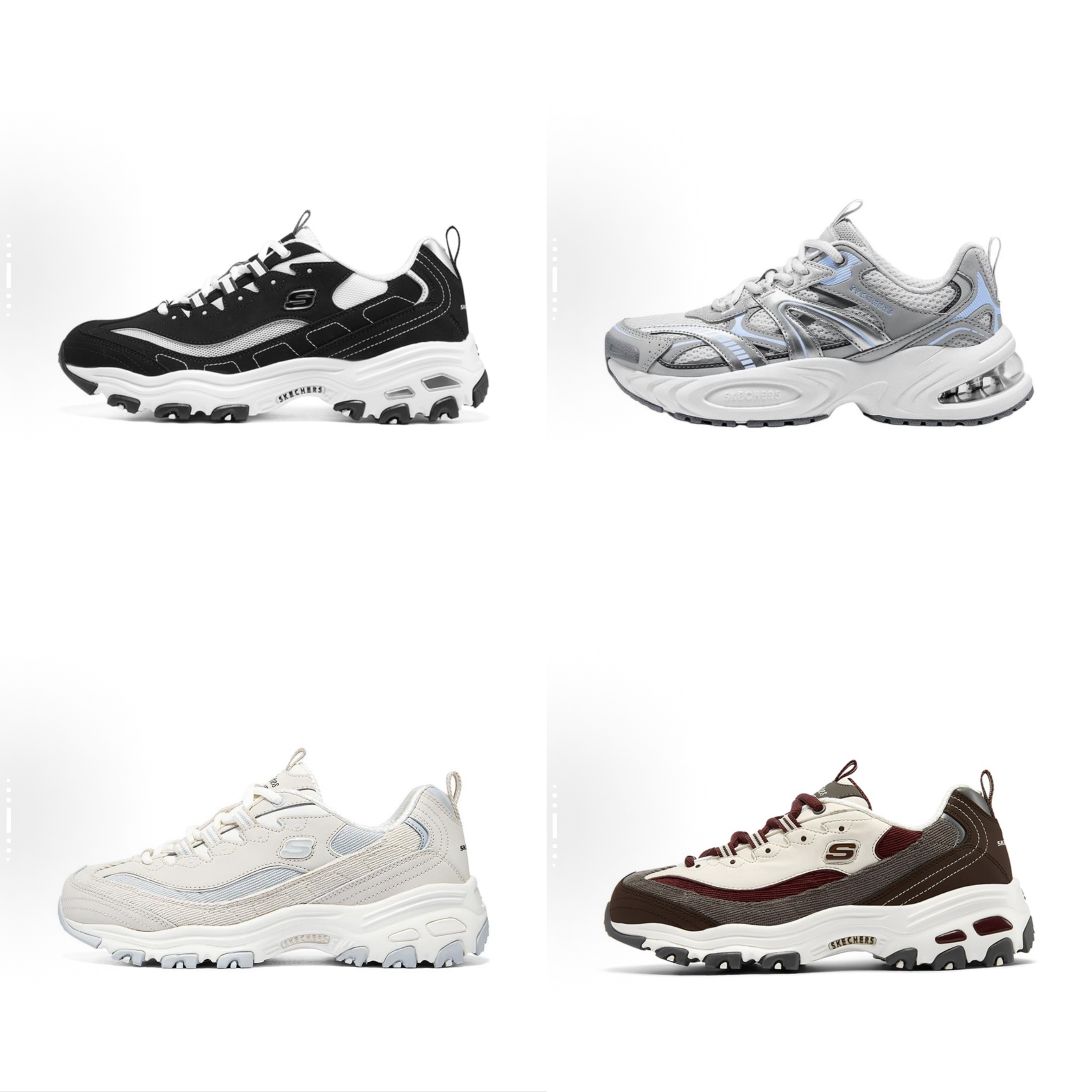 Skechers/斯凯奇 多色 休闲鞋跑步鞋 男女同款一号链接