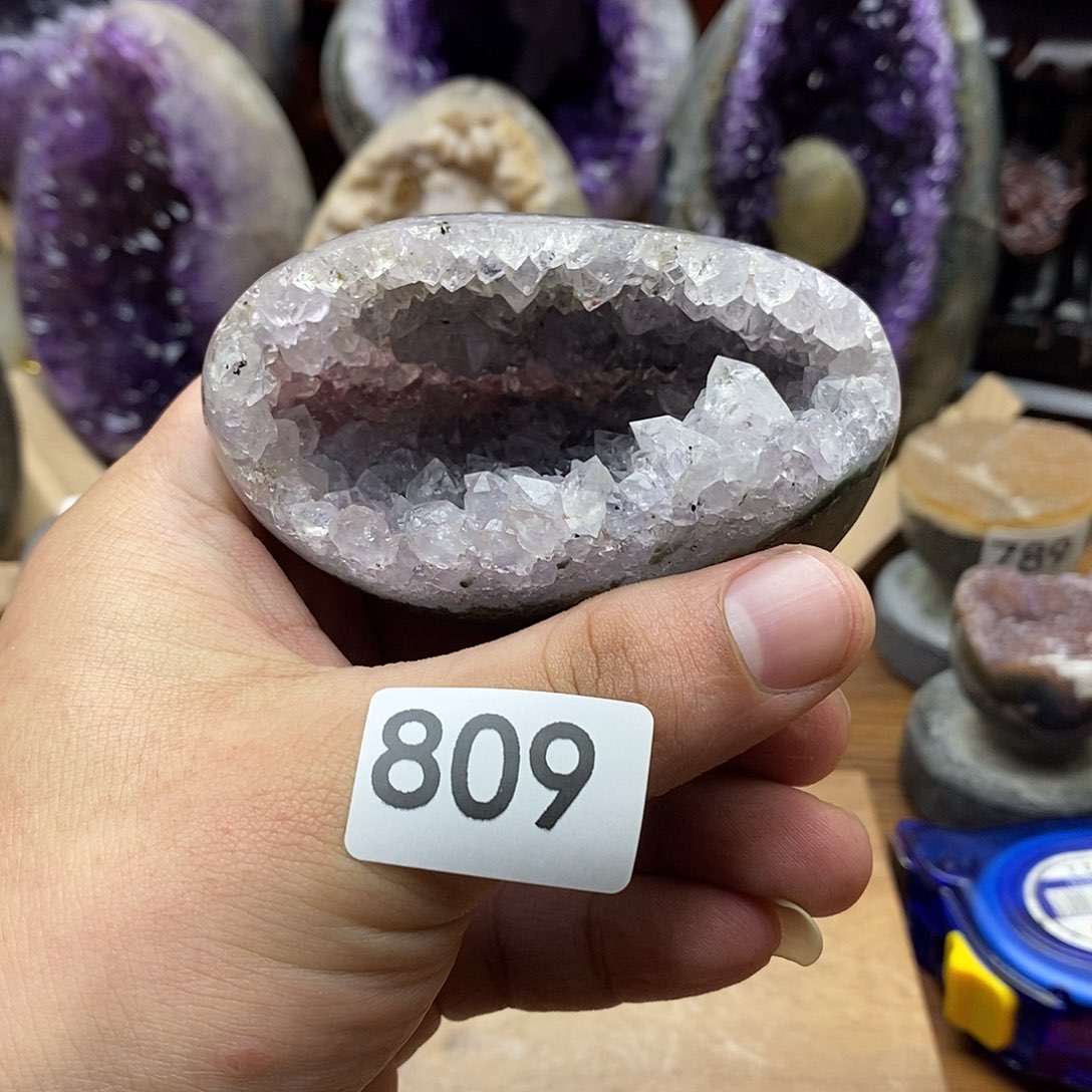 紫晶摆件未镶嵌钱袋子