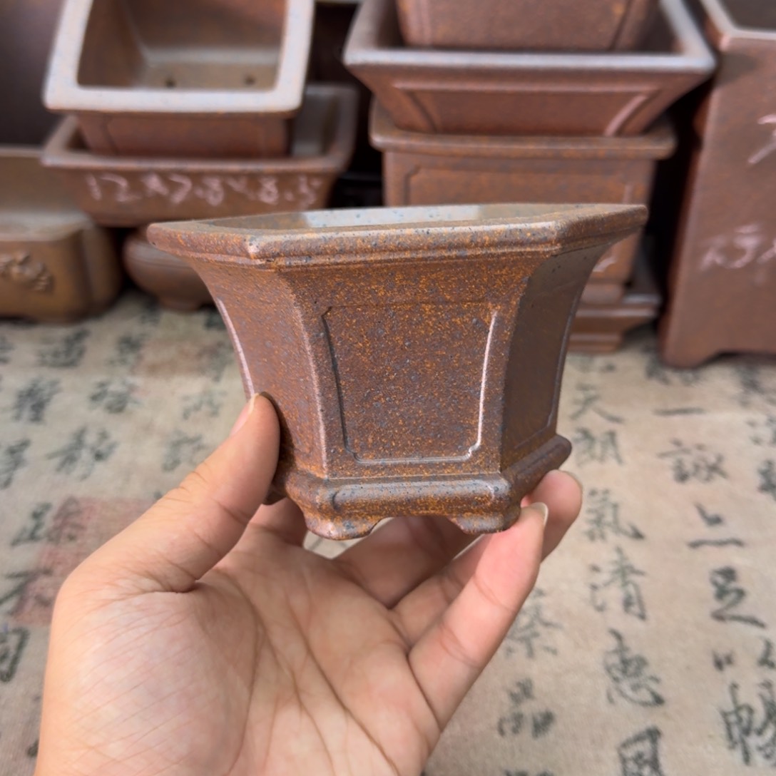 紫砂花盆34号宜兴紫砂正品9.5x7