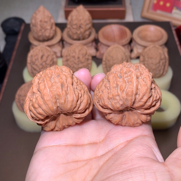 核桃文玩核桃平谷凹底