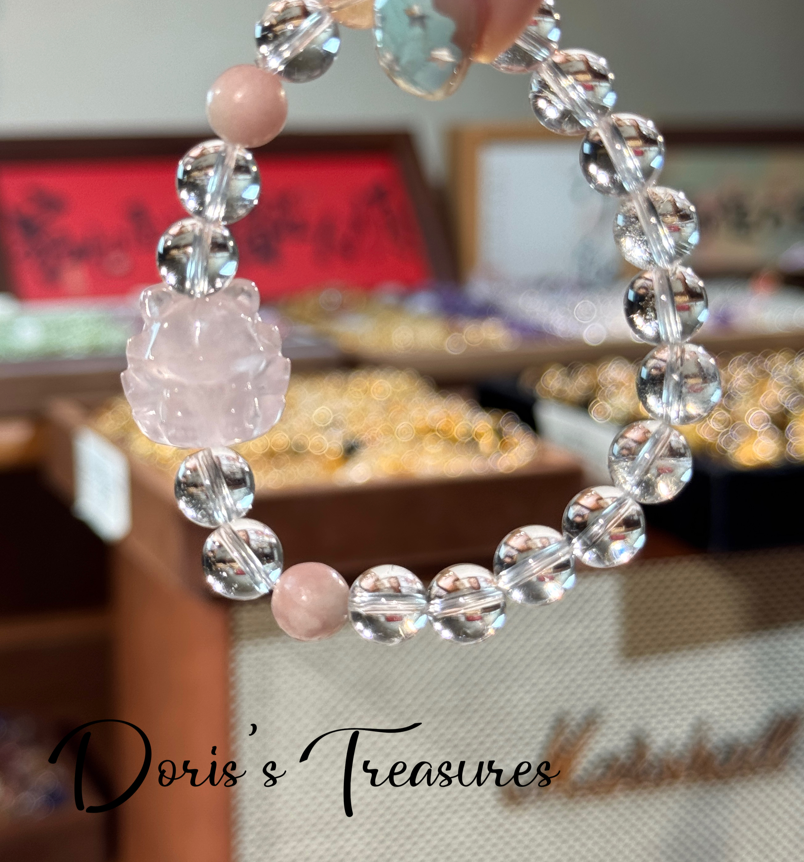 【粉凤九】水晶手串 精致气质多样性发一颜色微差