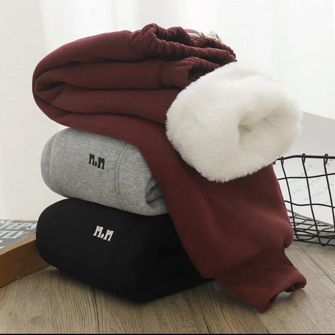 【仿兔毛】儿童棉裤男女童特厚休闲裤中大童外穿加绒秋冬