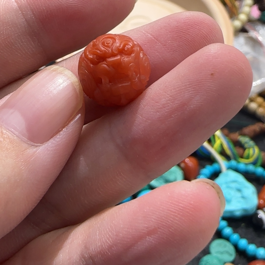 南红玛瑙未镶嵌珠子珠子