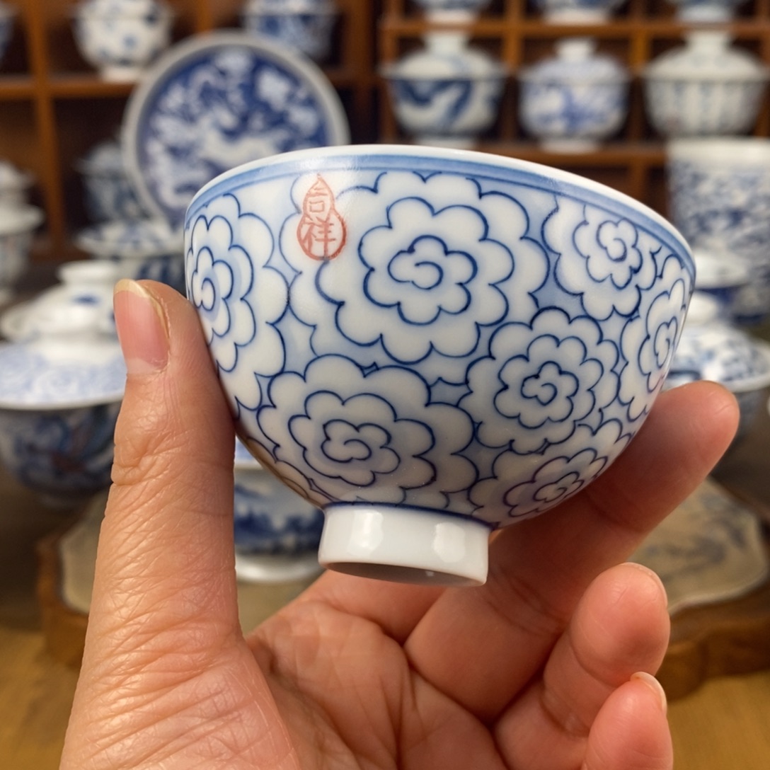 瓷片景德镇陶瓷手绘茶器385