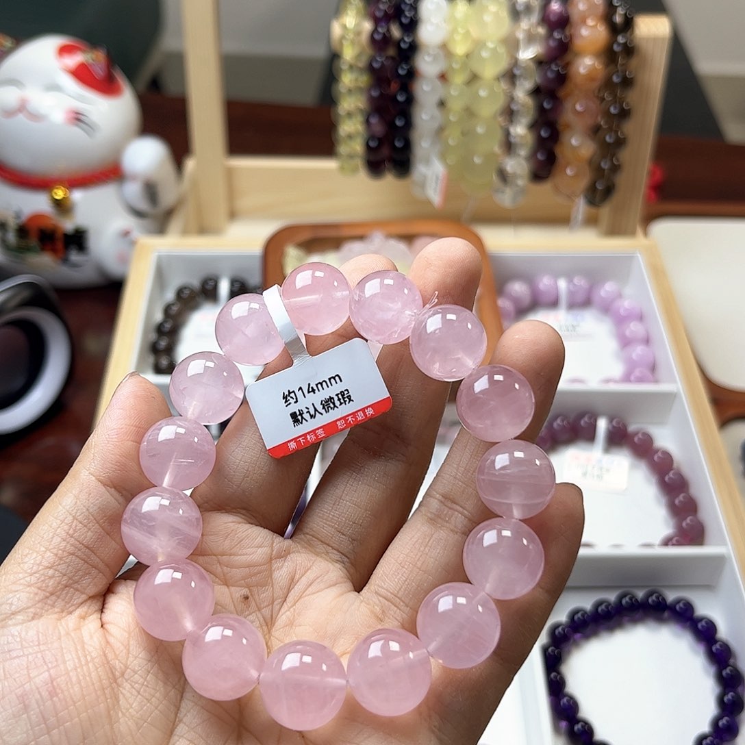 水晶手链未镶嵌A***n14mm 马粉