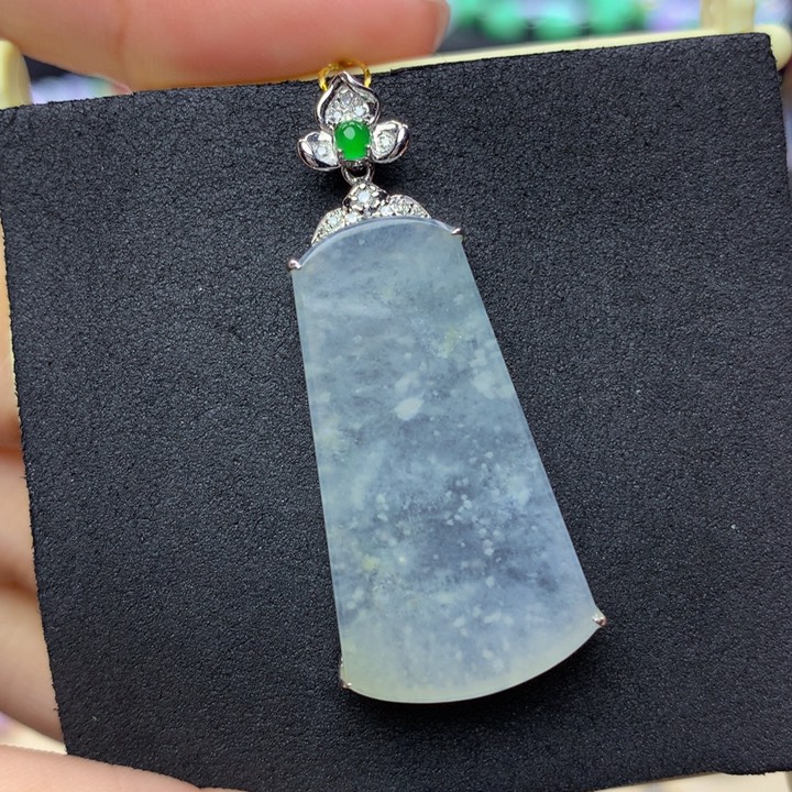 翡翠手链18K金镶嵌翡翠